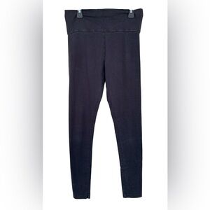 Forever 21 Leggings Womens Black Active High Rise Pull On Elastic Waist Sz Small